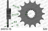 Pignone AFAM 24510-15 passo 520 KAWASAKI ZX 6 RR 2003  -2007